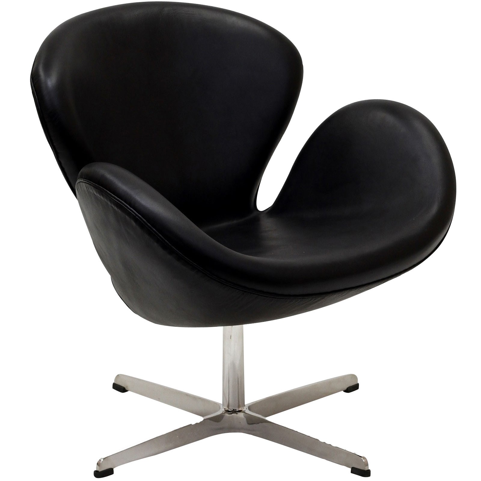 Arne Jacobsen Swan Chair Leather, White Leather Swan Chair