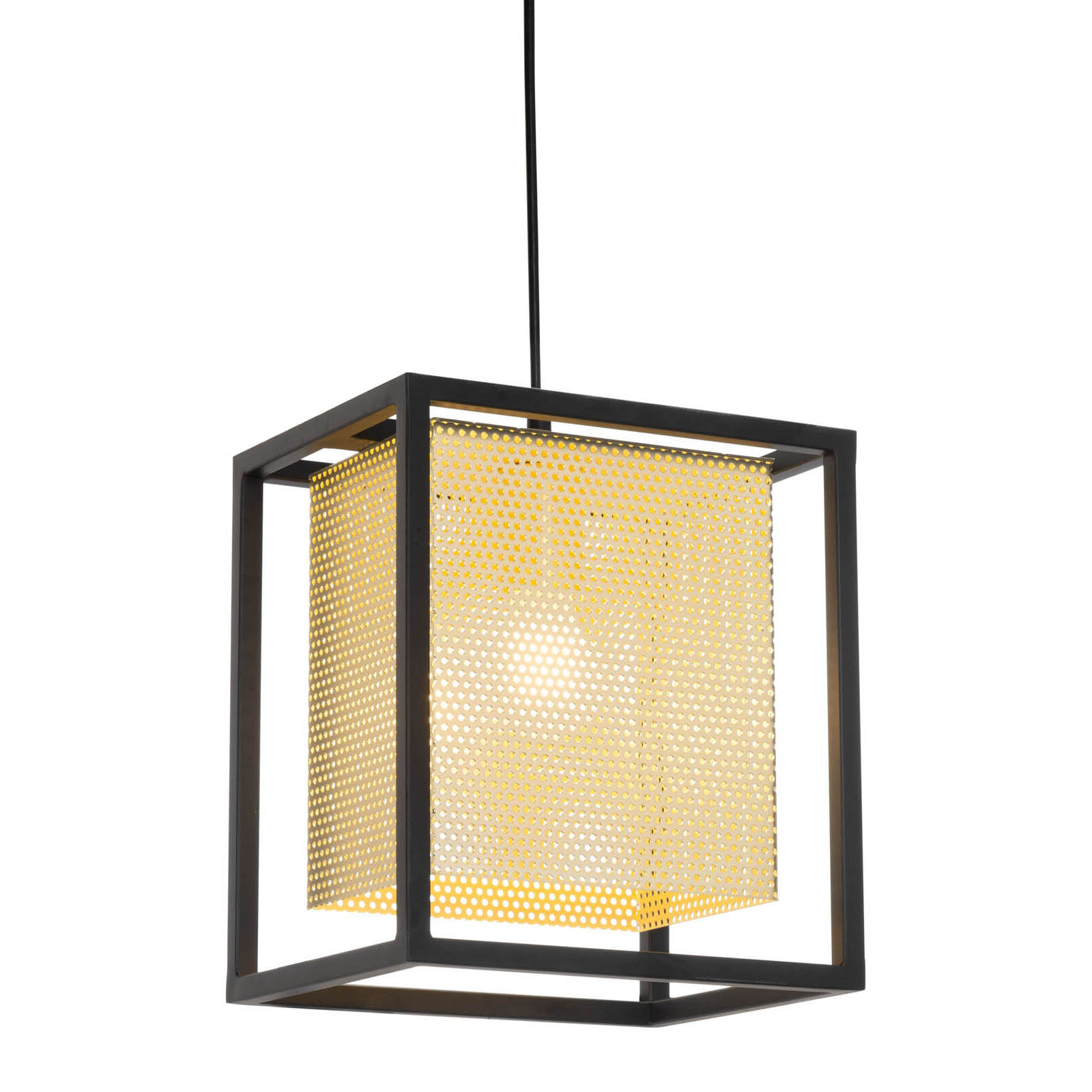 Yves Ceiling Lamp in Gold & Black