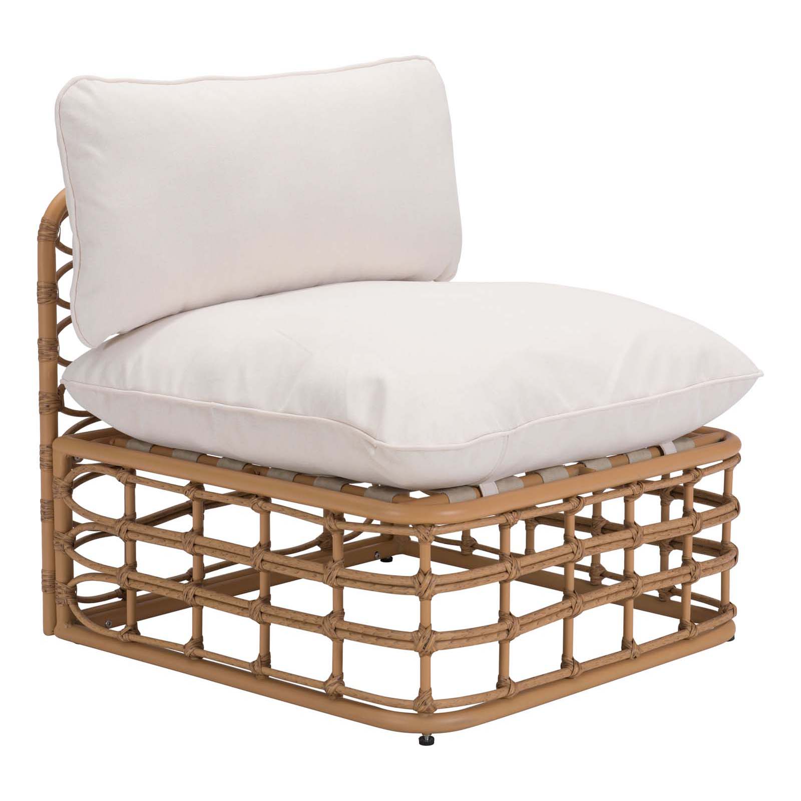 Kapalua Middle Chair Beige & Natural