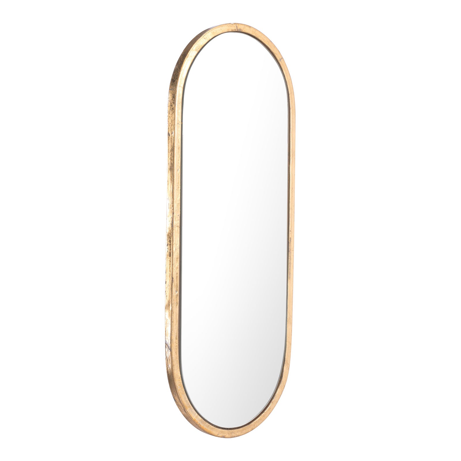 Oval Mirror in Gold