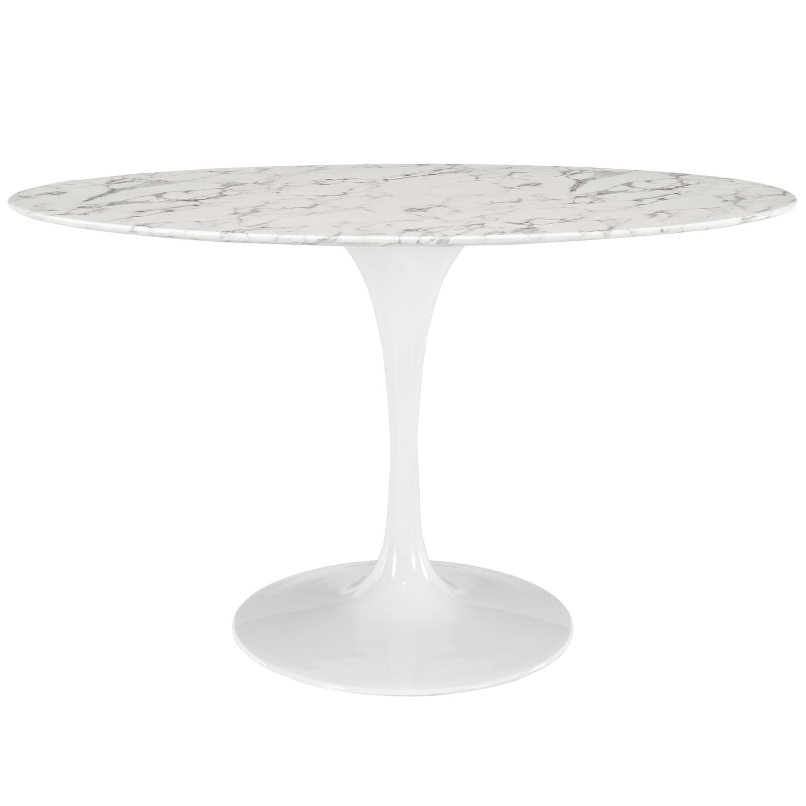 Lippa 54" Oval Marble Dining Table