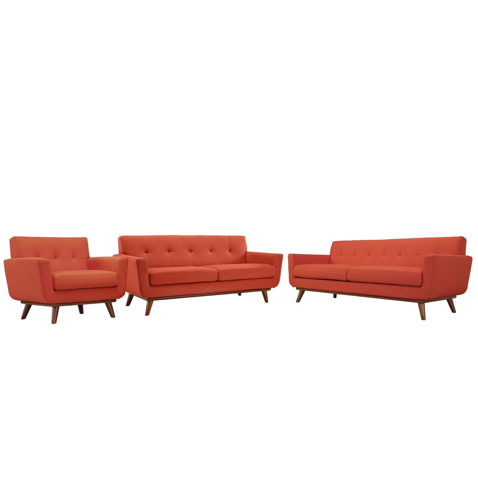 Engage Sofa Loveseat and Armchair Set of 3