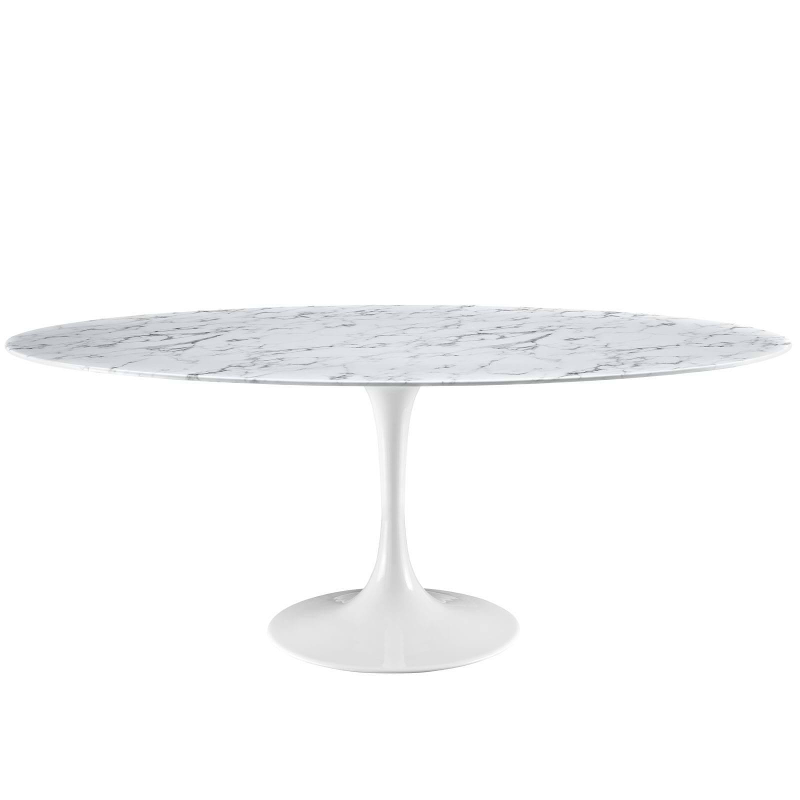 Lippa 78" Artificial Marble Dining Table