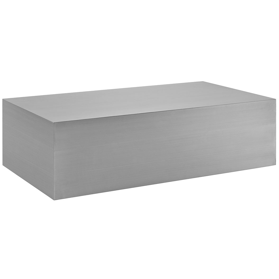 Cast Stainless Steel Coffee Table