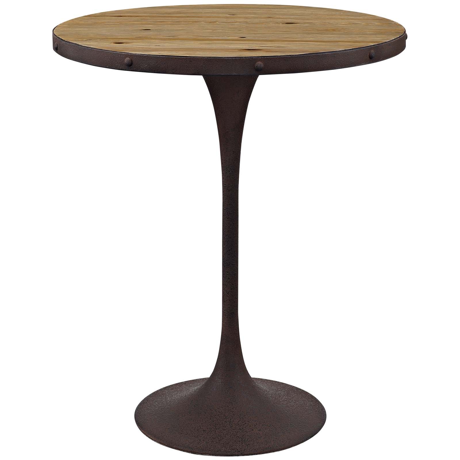Drive Wood Bar Table in Brown