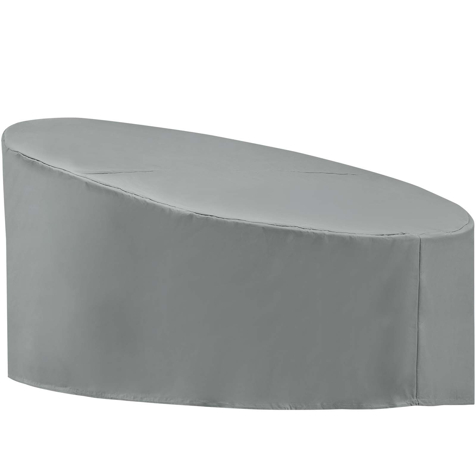 Immerse Siesta and Convene Canopy Daybed Outdoor Patio Furniture Cover in Gray