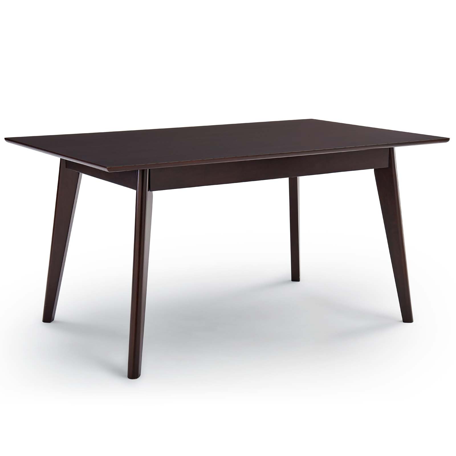 Oracle 59 Inch Rectangle Dining Table in Cappuccino