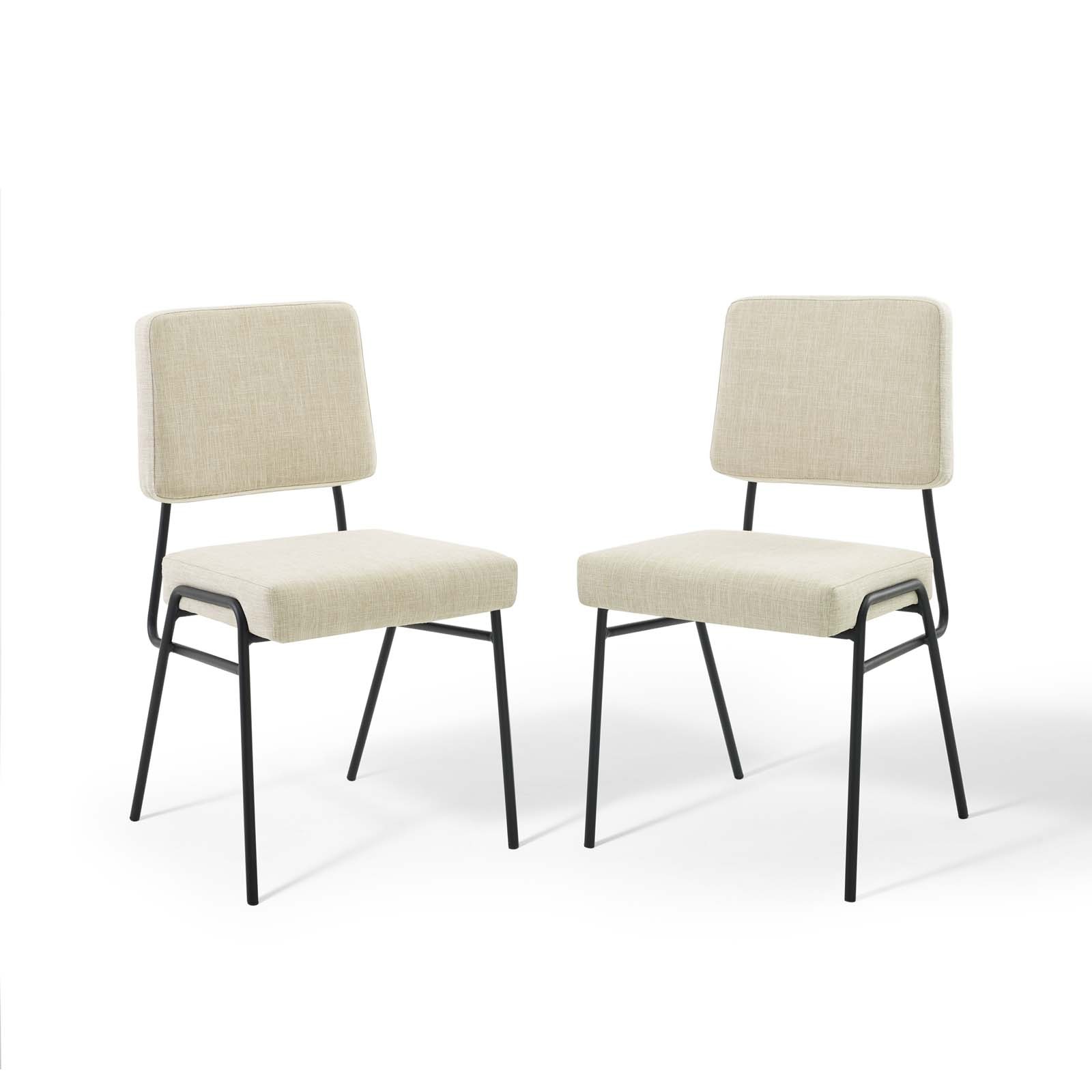 Craft Dining Side Chair Upholstered Fabric Set of 2