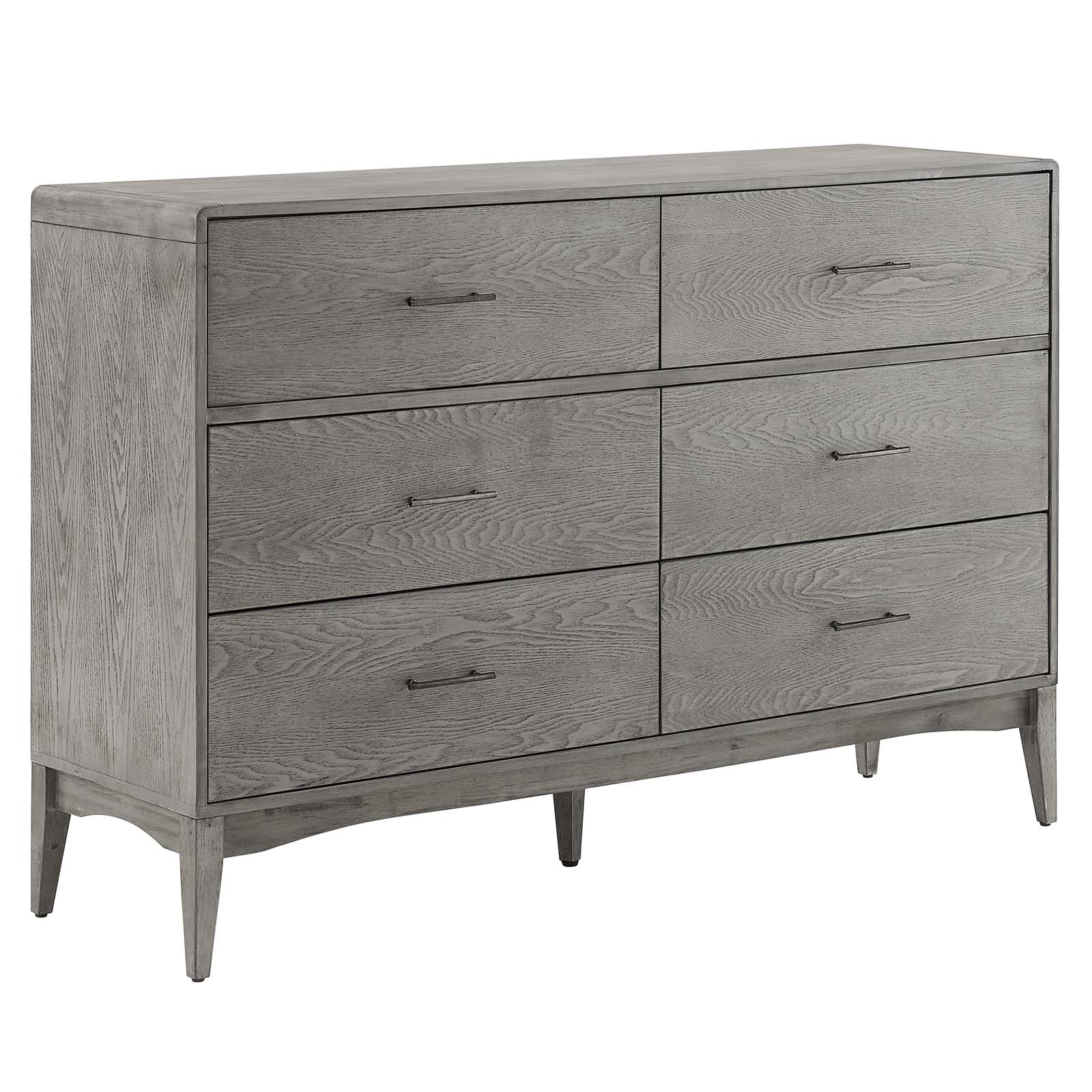 Georgia Wood Dresser in Gray