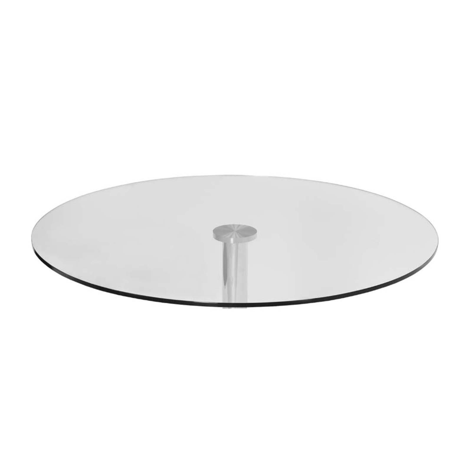 32" Clear Glass Round Table Top