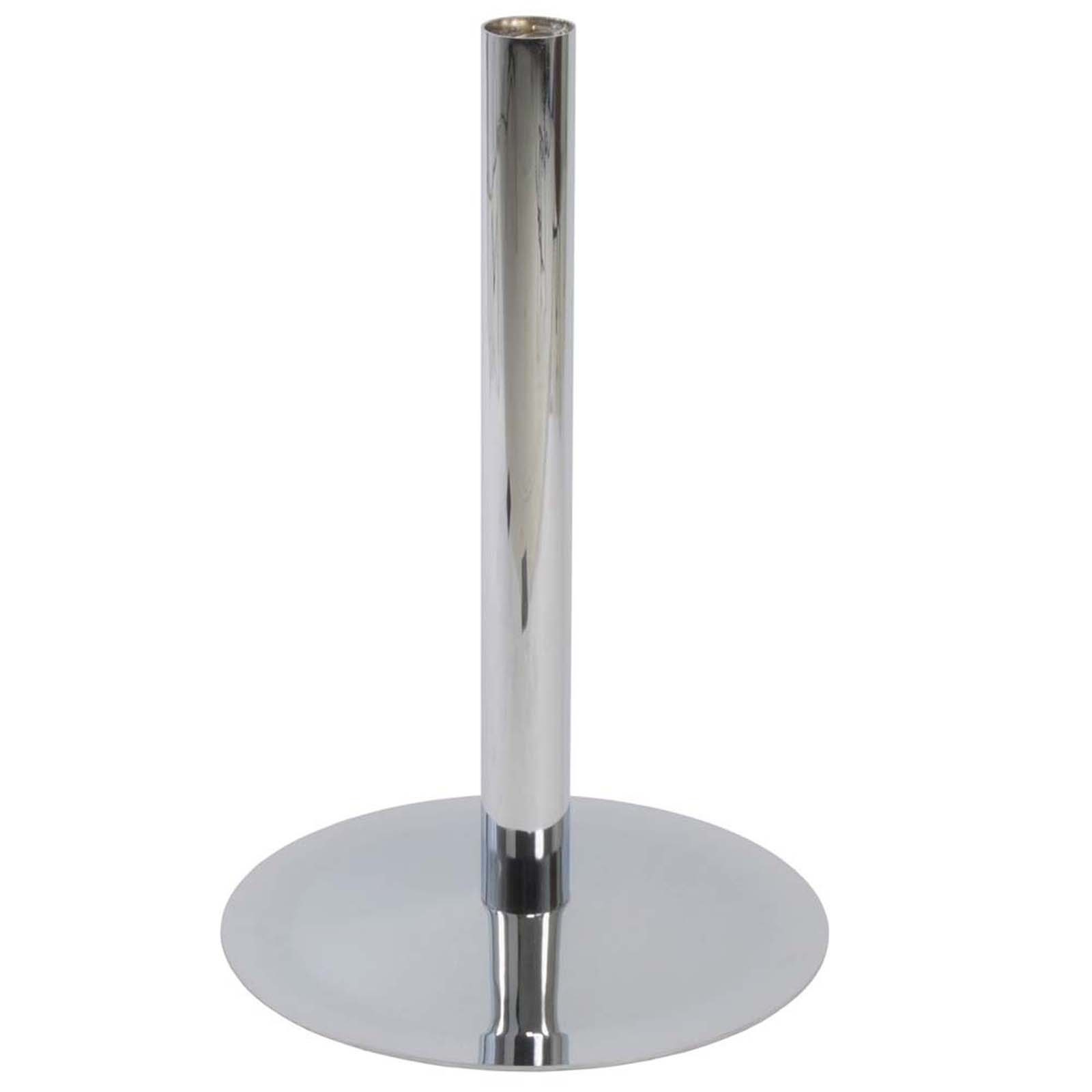 32" Lady Chrome Plated Solid Steel Counter Table Post+Base
