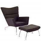 Hans Wegner CH445 Wing Lounge Chair - Wool