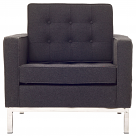 Florence Knoll Style Arm Chair - Wool