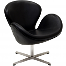 Arne Jacobsen Style Swan Chair - Leather