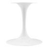 Lippa 60" Oval Dining Table in White Natural