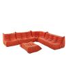 Waverunner 5 Piece Sofa Set in Orange