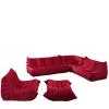 Waverunner 5 Piece Sofa Set in Red
