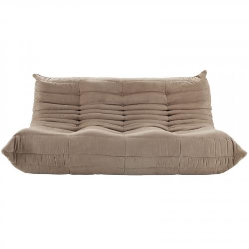 Waverunner Sofa Couch in Brown