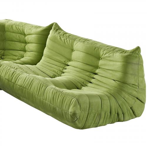 Waverunner Loveseat Sofa Couch in Green