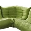 Waverunner Corner Sofa Couch in Green