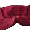 Waverunner Corner Sofa Couch in Red
