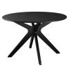 Traverse 47" Dining Table in Black Black