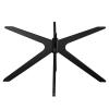 Traverse 71" Oval Dining Table in Black Black