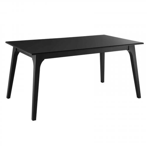 Juxtapose 63" Dining Table in Black Black