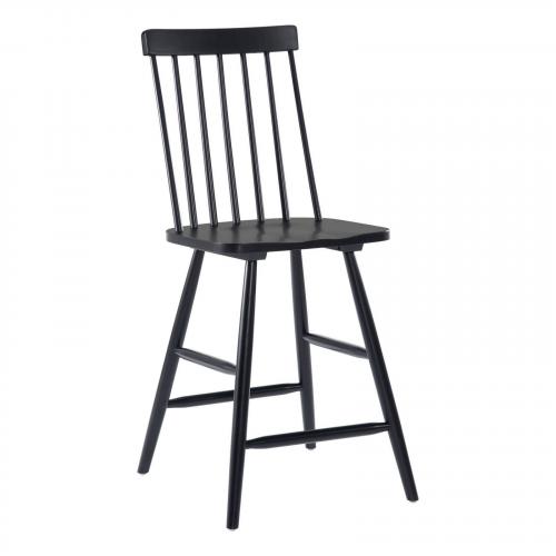 Ashley Counter Chair Set of 2 in Black