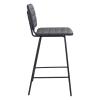 Boston Counter Chair Set of 2 in Vintage Black