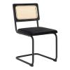 Cerro Dining Chair Set of 2 in Black & Natural
