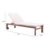 Cozumel Lounge Chair in Beige & Natural