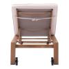 Cozumel Lounge Chair in Beige & Natural