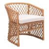 Darce Accent Chair in Beige & Natural
