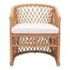 Darce Accent Chair in Beige & Natural