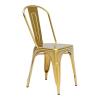 Elio Dining Chair Set of 4 in Brushed Brass