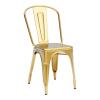 Elio Dining Chair Set of 4 in Brushed Brass