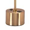 Kippy Table Lamp in Brown & Brass