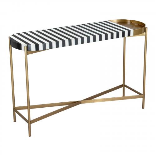 Saber Console Table in Gold
