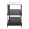 Singularity Console Table in White & Black