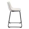 Smart Counter Chair Set of 2 in Distressed White
