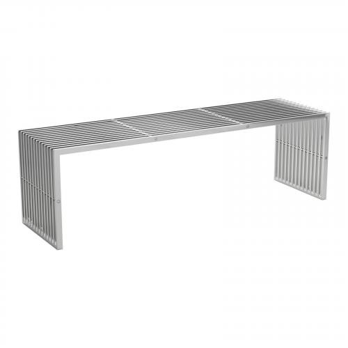 Tania Bench in Silver