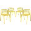 Curvy Dining Chairs Set of 4