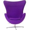 Arne Jacobsen Style Egg Chair - Wool