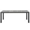 Maine 80" Outdoor Patio Dining Table