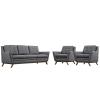 Beguile Fabric Living Room Set - 3 Piece