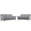 Beguile Fabric Living Room Set (2 Piece)