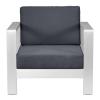 Cosmopolitan Arm Chair Cushion Dark Gray