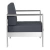Cosmopolitan Arm Chair Cushion Dark Gray