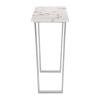 Atlas Console Table Stone & Brushed Stainless Steel
